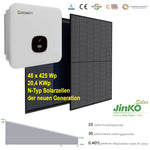 20,4 KWp Solaranlage 48 xJinko JKM425N-54HL4-B+Growatt 20KTL3-XH