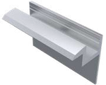 Endklemmen für gerahmte Module Höhe 30mm AluF25 L=70mm A=30mm Alu
