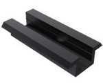 schwarz eloxiert Mittelklemmen für gerahmte Module AluF25 L=70mm B=36mm